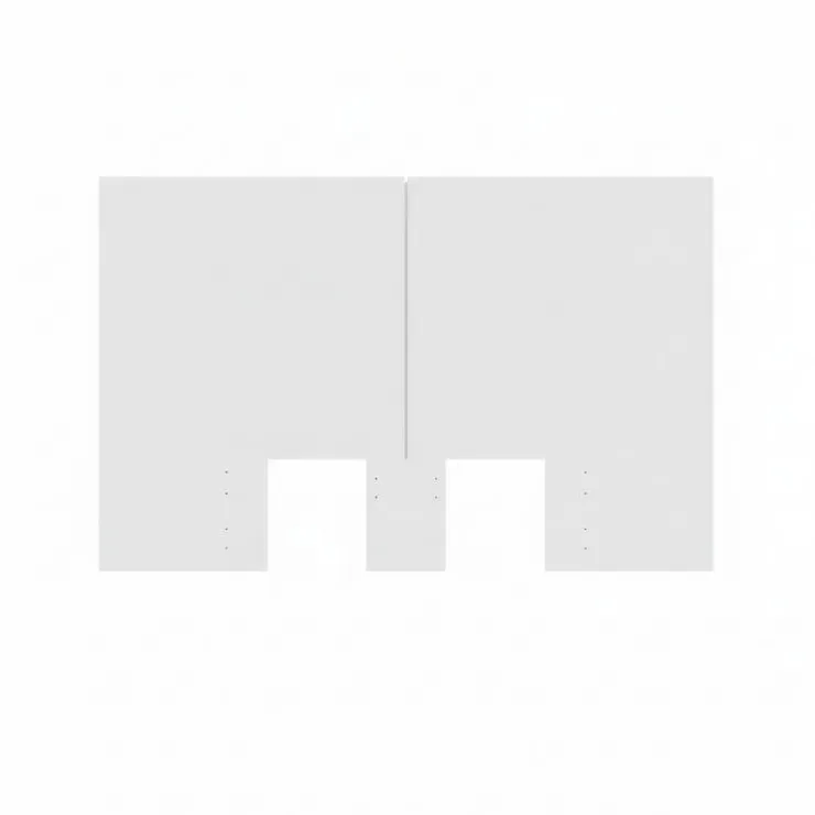 Nexera Queen Headboard (60") - White wood grain Clearance