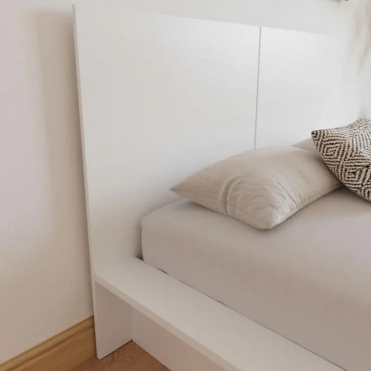 Nexera Queen Headboard (60") - White wood grain Clearance