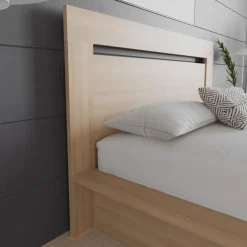 Nexera Queen Headboard - Natural Blonde Oak Outlet