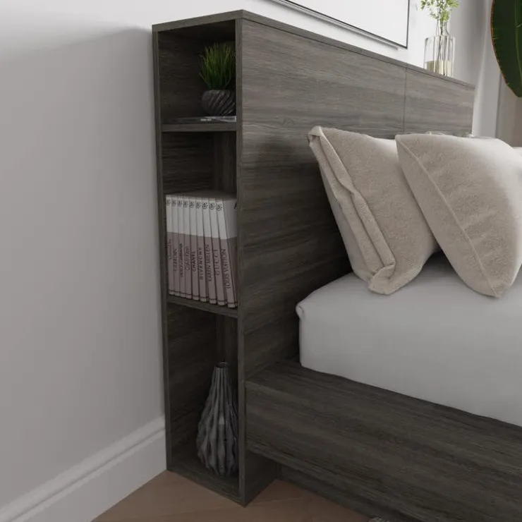 Nexera Queen Headboard - Grey Oak Best