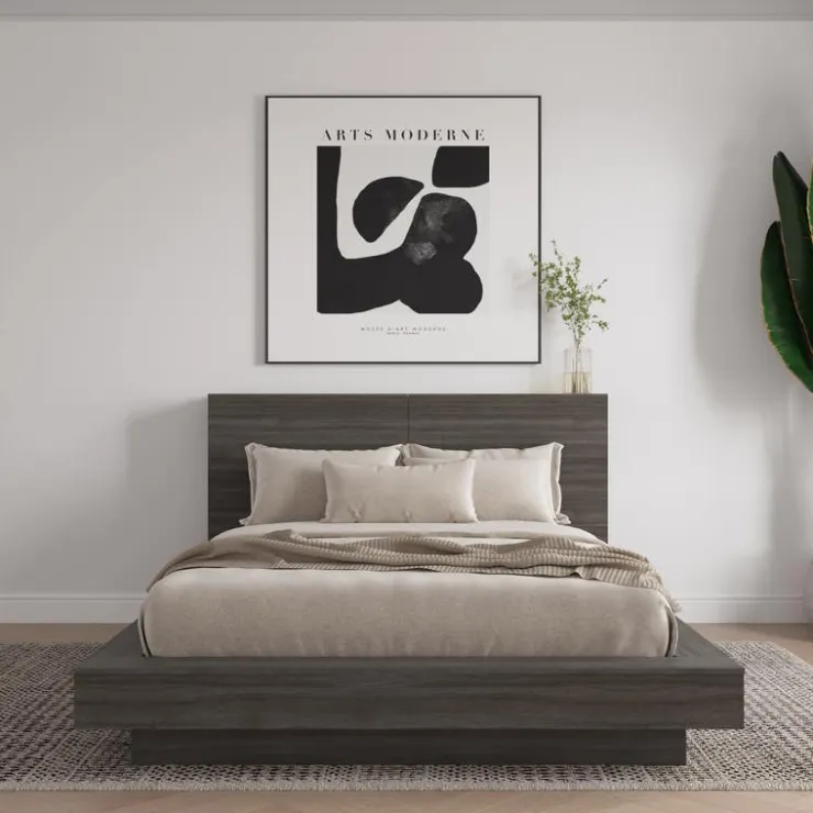 Nexera Queen Headboard - Grey Oak Best