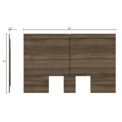 Nexera Queen Headboard - Grey Oak New
