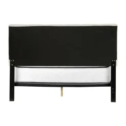 Monarch Queen Linen Bed with Headboard (60") - Beige Sale