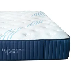 Dreamstar Queen Medium-Firm Memory Foam Mattress-in-a-Box - 60" Quilted Blue/White Best