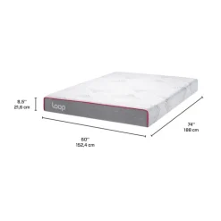 LOOP Queen Medium-Firm Memory Foam Mattress-in-a-Box for RVs – 60