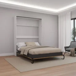 Queen Murphy Bed - Brown Best