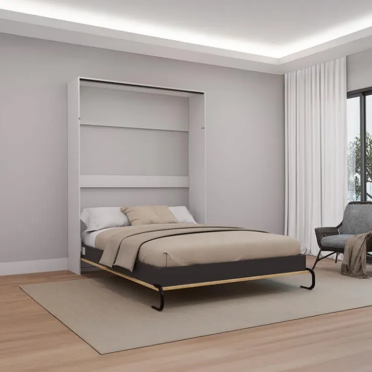 Queen Murphy Bed - Natural New