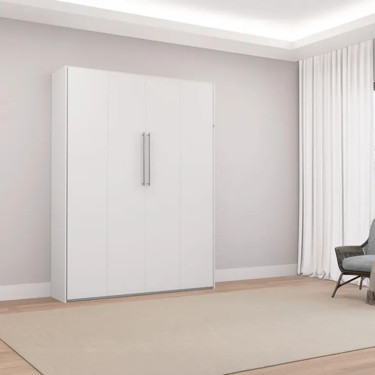 Queen Murphy Bed - White Sale