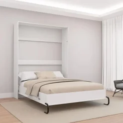 Queen Murphy Bed - White Sale