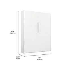 Queen Murphy Bed - White Sale
