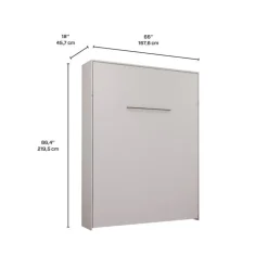 Queen Murphy Bed - White New