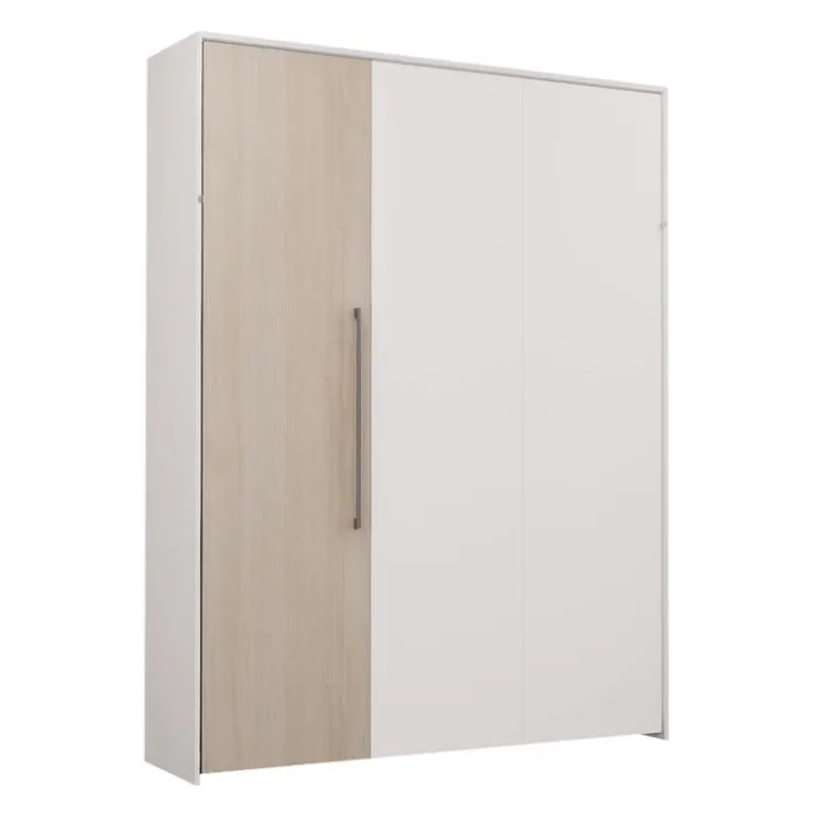 Queen Murphy Bed - White & Grey Best