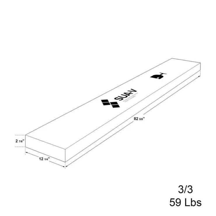 SUA-V Queen Platform Bed (60") Fashionista New