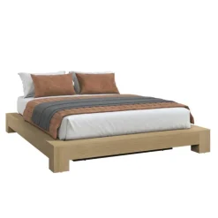SUA-V Queen Platform Bed (60") Natural New