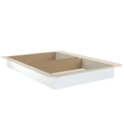 SUA-V Queen Platform Bed (60") White