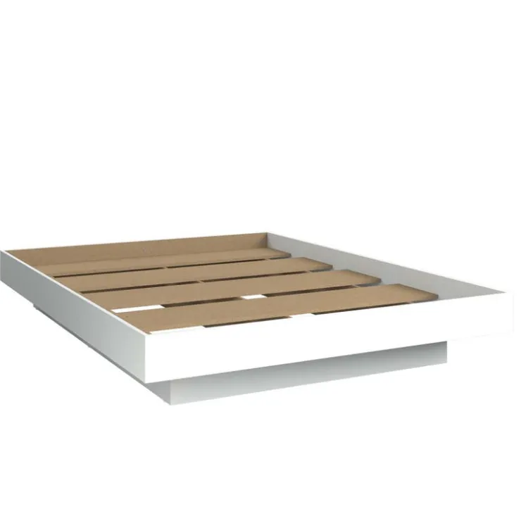 SUA-V Queen Platform Bed (60") White Sale