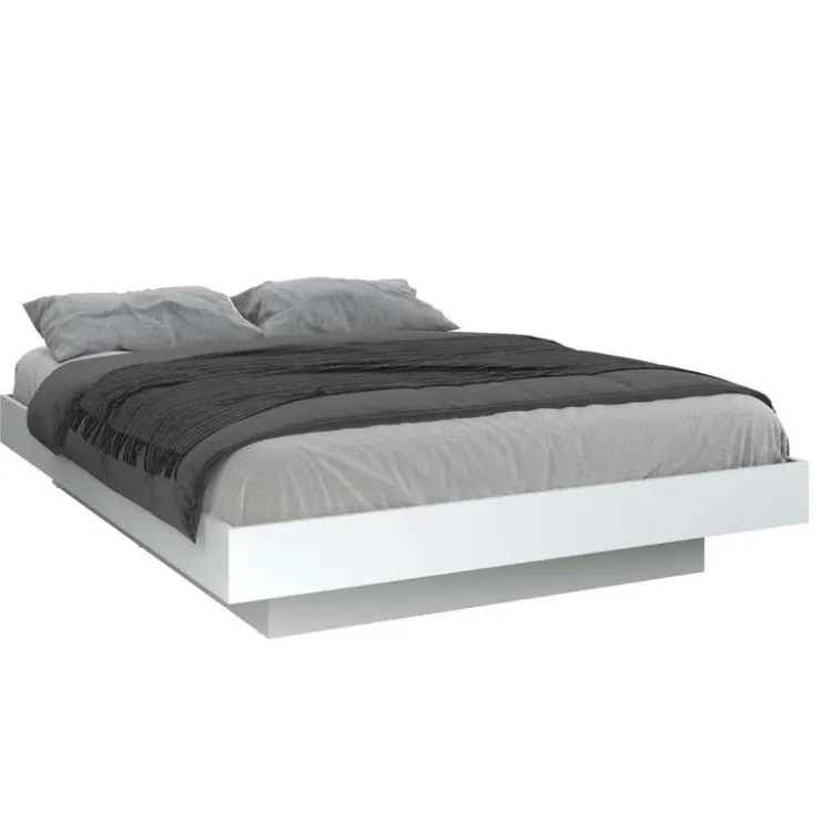 SUA-V Queen Platform Bed (60") White Sale