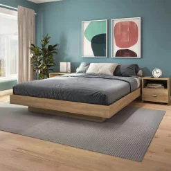 SUA-V Queen Platform Bed (60") Natural Clearance