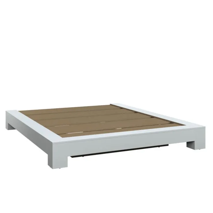 SUA-V Queen Platform Bed (60") White Online