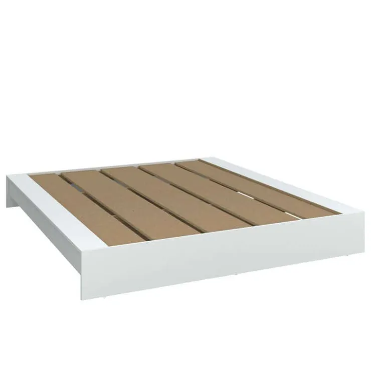 SUA-V Queen Platform Bed (60") White Outlet