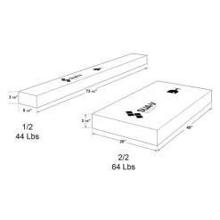 SUA-V Queen Platform Bed (60'') Hot