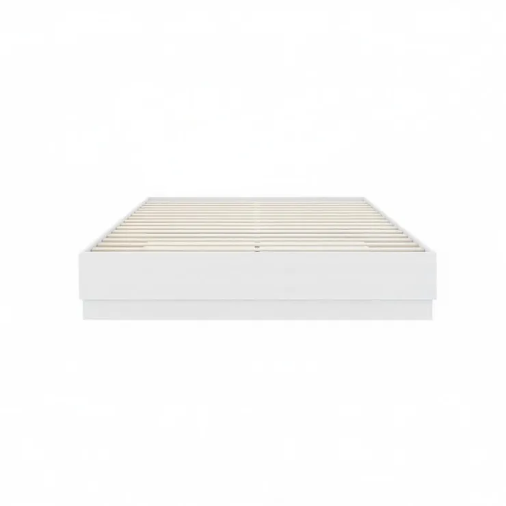 Nexera Queen Platform Bed (60") - White wood grain Best