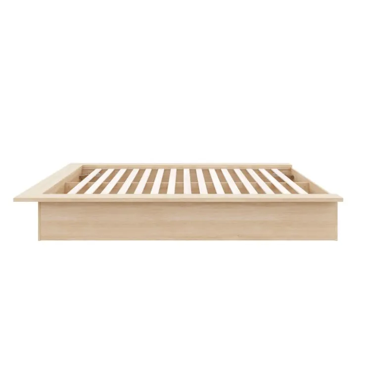 Nexera Queen Platform Bed (60") - Natural Blonde Oak Online