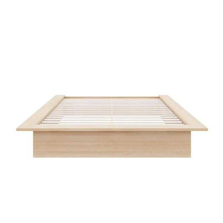 Nexera Queen Platform Bed (60") - Natural Blonde Oak Online
