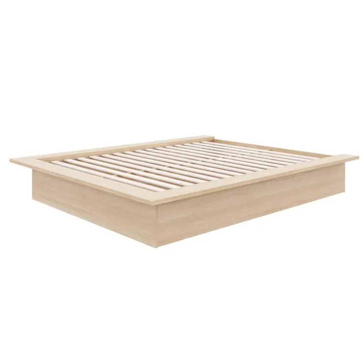 Nexera Queen Platform Bed (60") - Natural Blonde Oak Online