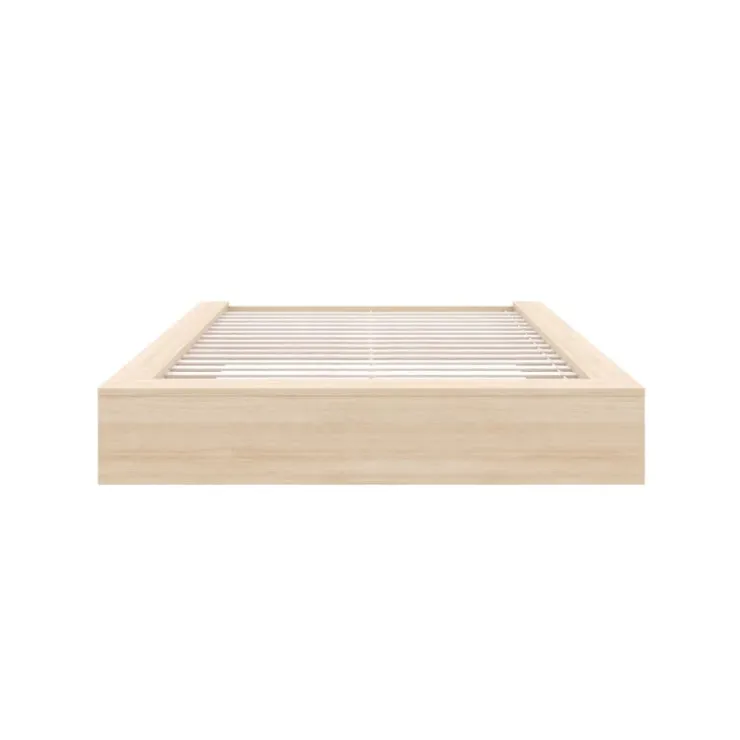 Nexera Queen Platform Bed (60") - Natural Blonde Oak Clearance