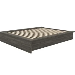 Nexera Queen Platform Bed (60") - Grey Oak Best