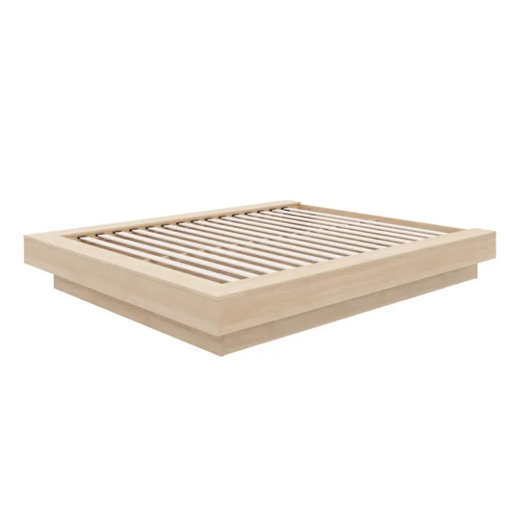 Nexera Queen Platform Bed (60") - Natural Blonde Oak New