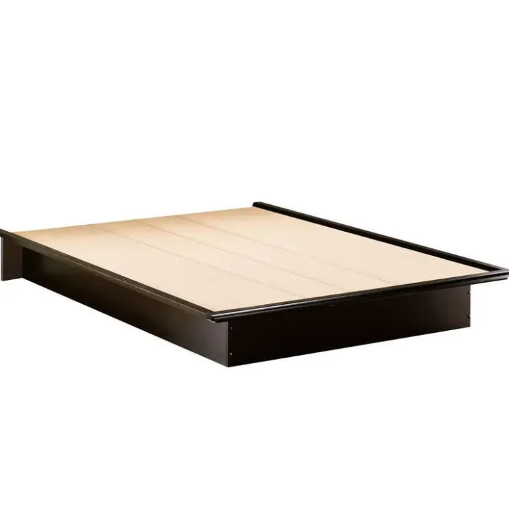 Meubles South Shore Queen Platform Bed (60'') - South Shore PURE BLACK Online