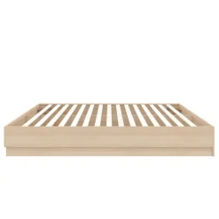Nexera Queen Platform Bed - Natural Blonde Oak New