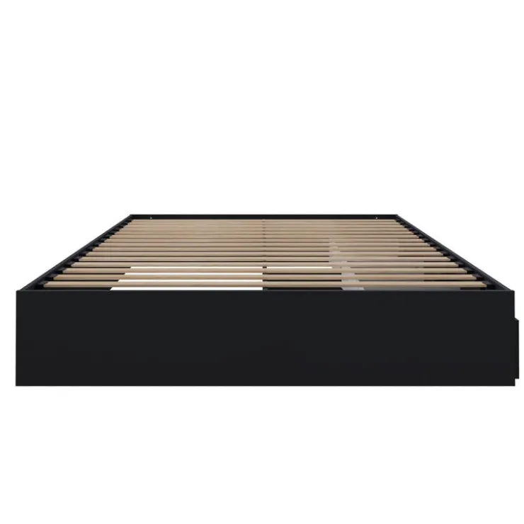 Nexera Queen Platform Bed with 3-Drawer Storage (60") - Black New