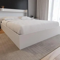 Nexera Queen Platform Bed with 2-Drawer Storage (60