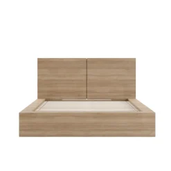 Nexera Queen Platform Bed with Headboard (60
