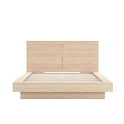 Nexera Queen Platform Bed with Headboard (60