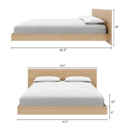 Nexera Queen Platform Bedroom Set (60