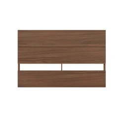 Nexera Queen Size Panel Headboard, Walnut - Brown Outlet