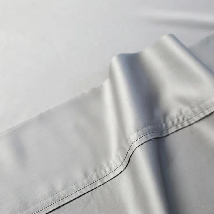 Queen Split-Head Bamboo Rayon Bed Sheet Set - Cement Grey Best