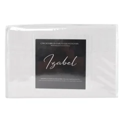 Queen Split-Head Microfibre Bed Sheet Set - White Hot