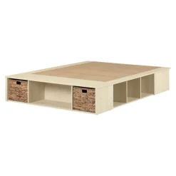 Meubles South Shore Queen Storage Bed and Baskets (60") - South Shore Online
