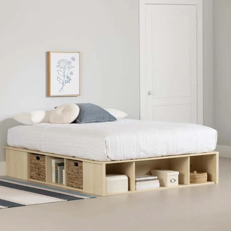 Meubles South Shore Queen Storage Bed and Baskets (60") - South Shore Online