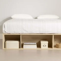 Meubles South Shore Queen Storage Bed and Baskets (60