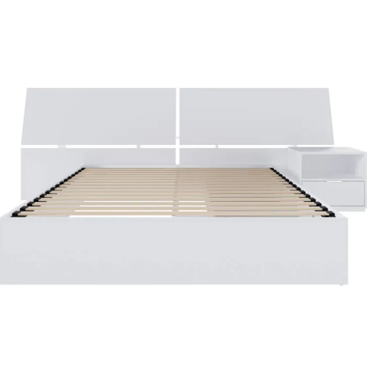 Nexera Queen Storage Bedroom Set (60") - 3 pcs - White Sale