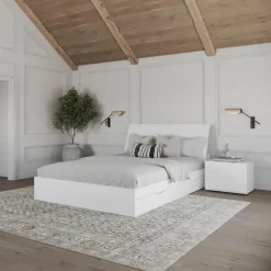 Nexera Queen Storage Bedroom Set (60") - 3 pcs - White Best