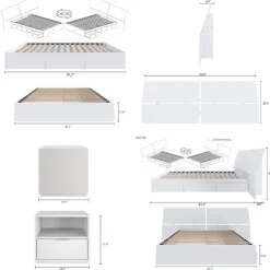 Nexera Queen Storage Bedroom Set (60