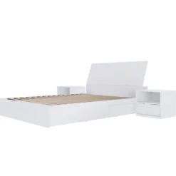 Nexera Queen Storage Bedroom Set (60") - 4 pcs - White Outlet