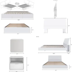 Nexera Queen Storage Bedroom Set (60